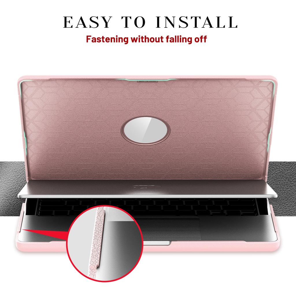 Laptop Case for MacBook Pro 14 Inch (2024)/(2023)/(2021)/A2442 M1 Pro/Max/A2779/M3 A2918 A2992/M4 A3112 A3185 A3401 Notebook Kickstand Cover