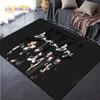 Tappeto Kpop Bangtan Boys Tappeto BTS Tappetini per Tavolino Soggiorno Tappeto Camera da Letto Tappetini per Pavimento Lavabili Tappetino per Area Domestica Regalo