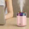 Small Room Humidifier USB Personal Humidifier Air Diffuser With Colorful Light Cool Mist Humidification For Living Room Bedroom