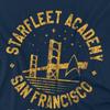 STAR TREK Mens Bridge Collegiate T-Shirt