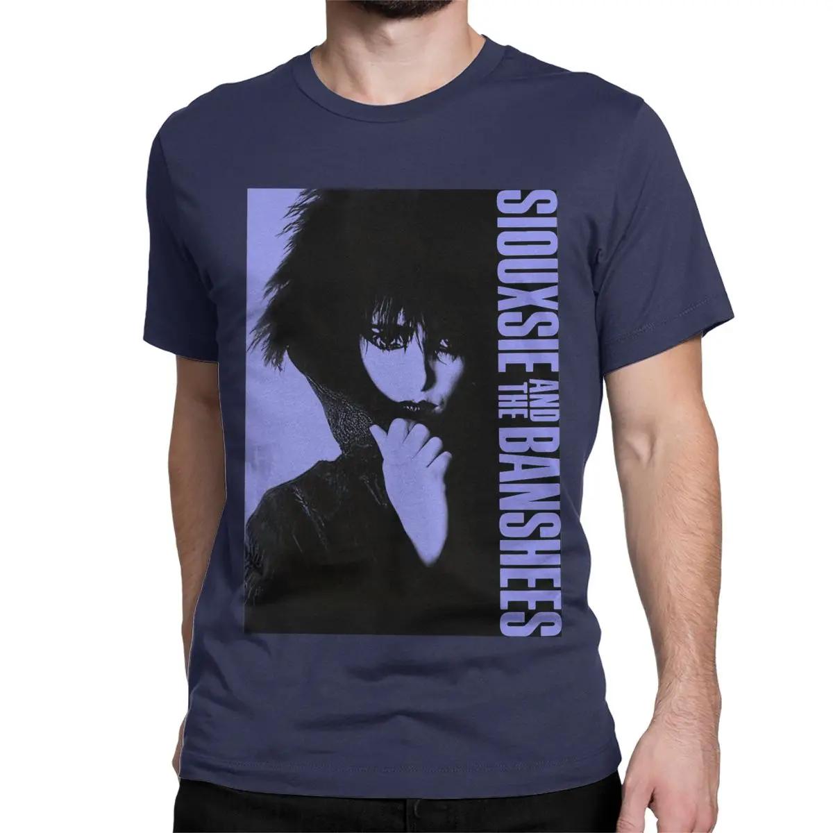 Rock British Punk Music Hip Hop Gothic T Shirt Siouxsie And The Banshees 100% Cotton Tops Casual  Tee Shirt Summer T-Shirts 4XL