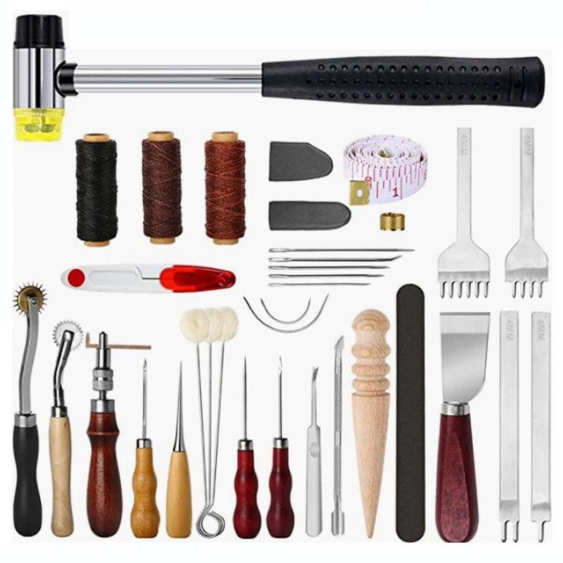 Leather Tools Handmade Leather Goods Making Tools Leather DIY Tool Set Handmade Leather Goods Bag Tools