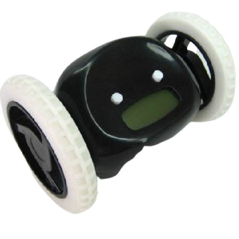 Home Decorationelectronic Creative Alarm Clock With Wheels And Can Escape