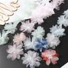 4/7Pcs Artificial Chiffon Flower Heads Living Home Room Decoration Photography Props For Wedding Decor DIY Candy Box Accessories