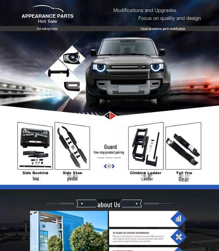 Defender 90/110 Aluminum Roof Rack for Luggage Modification