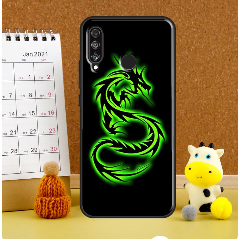 Ancient Japanese Dragon For Huawei Nova Y61 Y60 Y70 Y72 Y73 Y90 Y91 12i 11i 3i 7i 8i 9 10 SE P20 P40 P30 Lite Case