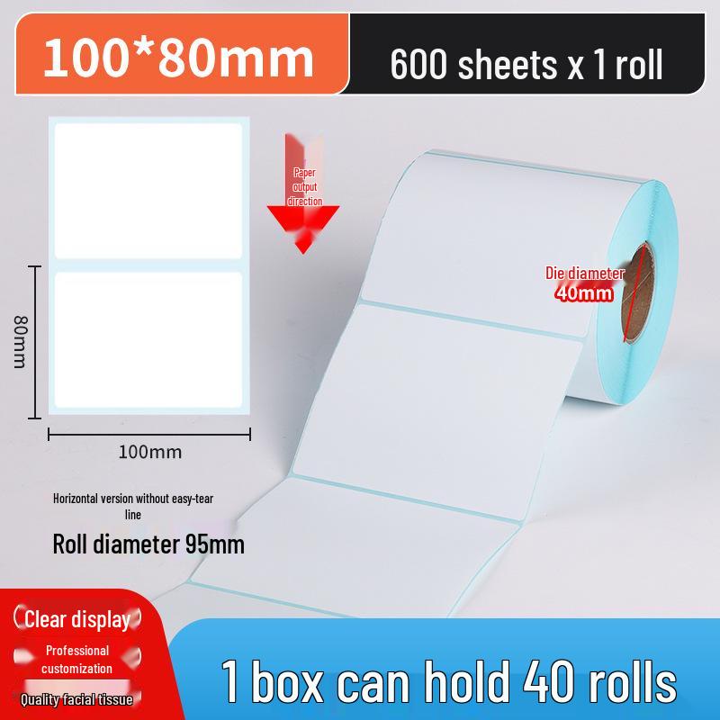 Durable Thermal Adhesive Barcode & Price Label Stickers