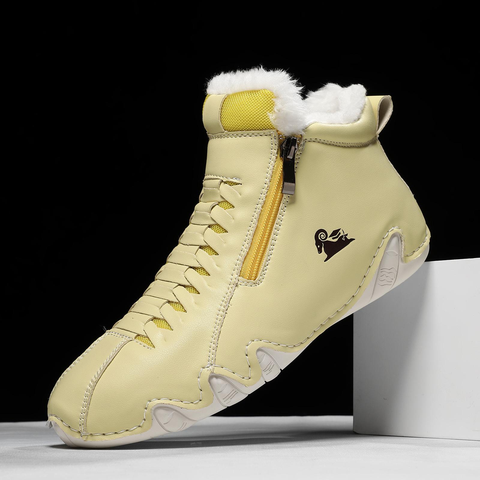 

Hand-stitched women s shoes beef tendon soft-soled casual autumn and winter flat-soled single shoes casual shoes 48