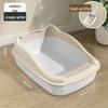 Exclusively Chosen Extra-Large Semi-Enclosed Cat Litter Box with Anti-Splash Feature
