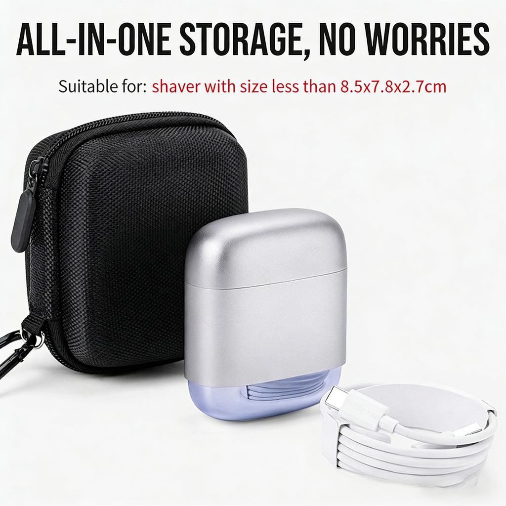 Shockproof Protective Case Travel EVA Carrying Case Pouch for F8 Shaver Hard Case Electric Shaver Storage Box