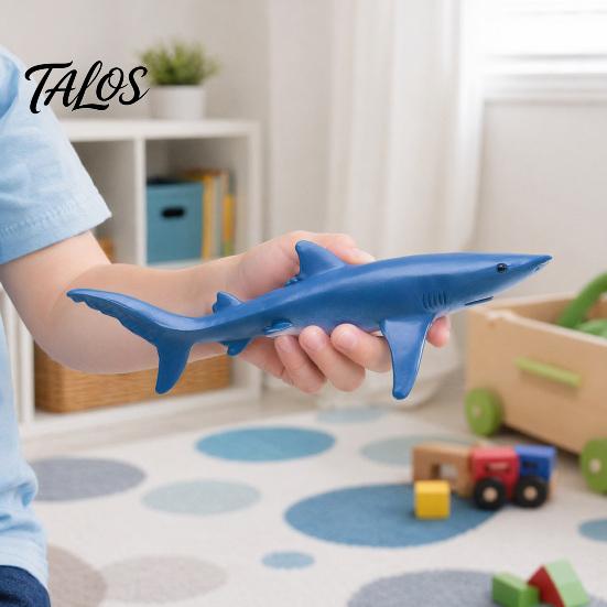 Kleinkinder Haifischspielzeug Simuliertes Meeresleben Modell, Realistischer Wal Delfin Figur, PVC Meerestier Modell Pädagogisch für Jungen Mädchen