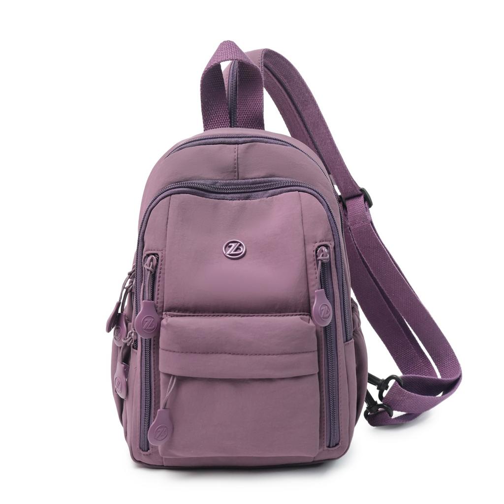 Schoolbag1011 new multi-function multi-pocket fashion versatile backpack breast bag casual messenger bag light travel backpack