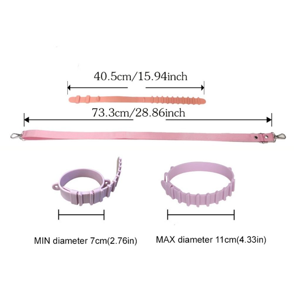 Hands Free Thermos Cup Holder Silicone Ring Water Bottle Lanyard Water Bottle Carrier  Outdoor