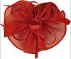 Actuación artística Tocado de malla nupcial Flor de plumas para el pelo Accesorio para el cabello Sombrero de copa de hilo Eugen Diadema Pasador modelado