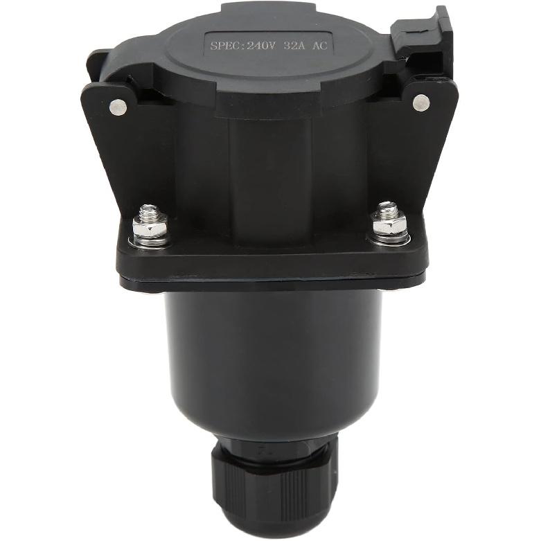 Acouto Type 1 EV Socket Energy Vehicles AC Socket Holder Level 2 Single Phase 240V 16A 32A Universal CE TUV SAE J1772 Approved