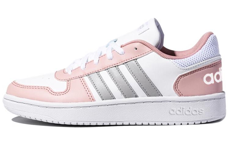 Adidas Hoops 2.0  Grey Pink Silver  Women s FW5855 36
