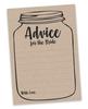 Inkdotpot Bridal Shower Games Advice For The Bride Set Of 50A  Rustic Kraft Mason JarA  Mad Libs Game