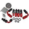 Universal Adjustable Fuel Pressure Regulator Guage Kit Oil Line 100PSI Guage Fpr AN6 Oil Hose Fitting EFI Engine Parts
