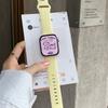 Wide Floral Polka Dot Silicone Strap Butterfly Buckle for Apple Watch Series12 11 10 SE1 2 3/Ultra4 3 2 38/42/45/49 mm