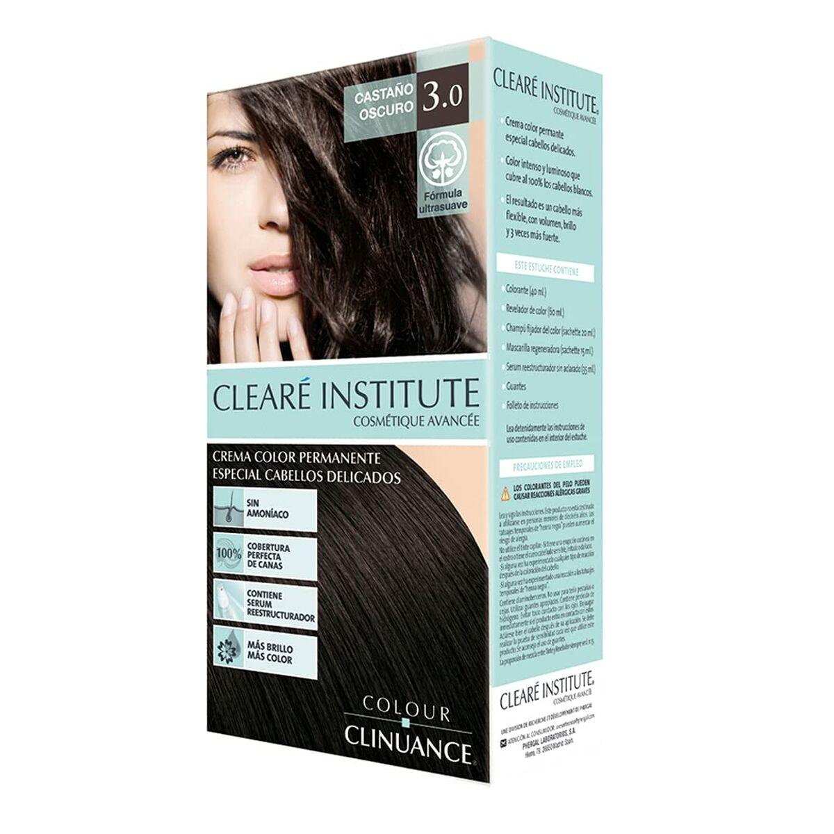 

Permanent Cream Color Clearé Institute Color Clinuance Nº 3.0-castaño oscuro (1 Units)