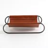 Light Luxury Bedroom Accessories Storage Tray Model Room Study Cloakroom Desktop Tray Leather Display Decoration Ornaments