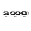 Peugeot Black Knight Car Sticker for 408, 4008, 508, 5008, 508L Rear Trunk Emblem