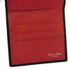 Used 10656 Trifold Wallet 7942, Old Style, Smooth Calfskin, Vintage, Old Red, Two-Tone CD Logo, Black, Unisex from