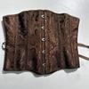 Bridal Sculpting Corset: Jacquard Waist Cincher & Lumbar Support Abdomen Binder
