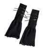 Middle Length Cotton Leg Warmers Decorative Bows Detail Leg Sleeve Socks For Winter Sports And Indoor Comfort