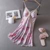 New sexy pajamas women's summer ice silk nightdress suspender shorts loungewear two-piece suit thin Internet celebrity live broadcast