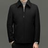 Fashion Casual Thickened Lapel Jacket Winter New Middle-aged Men's Coat