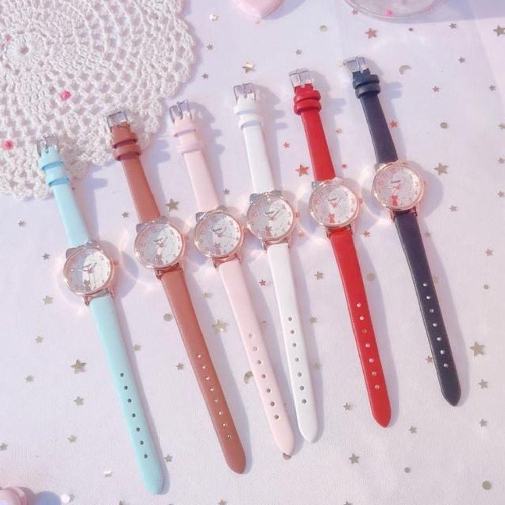 Cat Ear Quartz Watch Quartz Clock Wristwatch Creative Bracelet