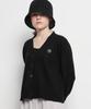 The-Abon W113 Summer Crop Cardigan Black