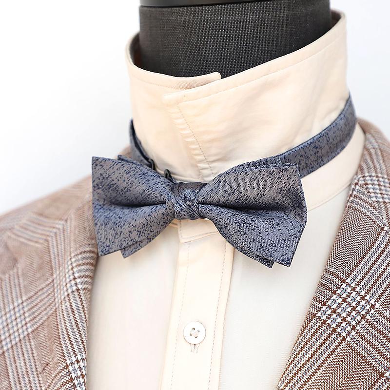 1PC High Quality Dark Pattern Performance Printed Floral Accessories Men's Bow Tie Handmade Casual