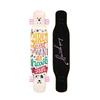 Yuanzu Professional Double Kicktail Longboard Skateboard
