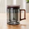 Large Capacity Glass Tea Cup Tea-Water Separation Household Personal Men's Special Tea Brewing Cup Office Water Cup