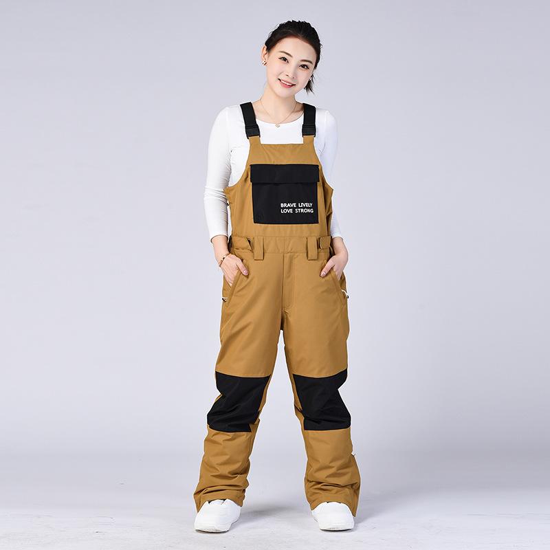 Skibroek Unisex Bibs Warme Skibroek Snowboardbroek One Piece Snowbroek
