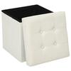 Foldable Tufted Storage Pouf "Lysandre" Atmosphera