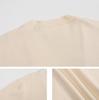 AMI Autumn and Winter New Little White Heart Alpaca Wool Blended Soft and Sticky Knitted Cardigan Round Neck Cloud Sweater Pocket Coat