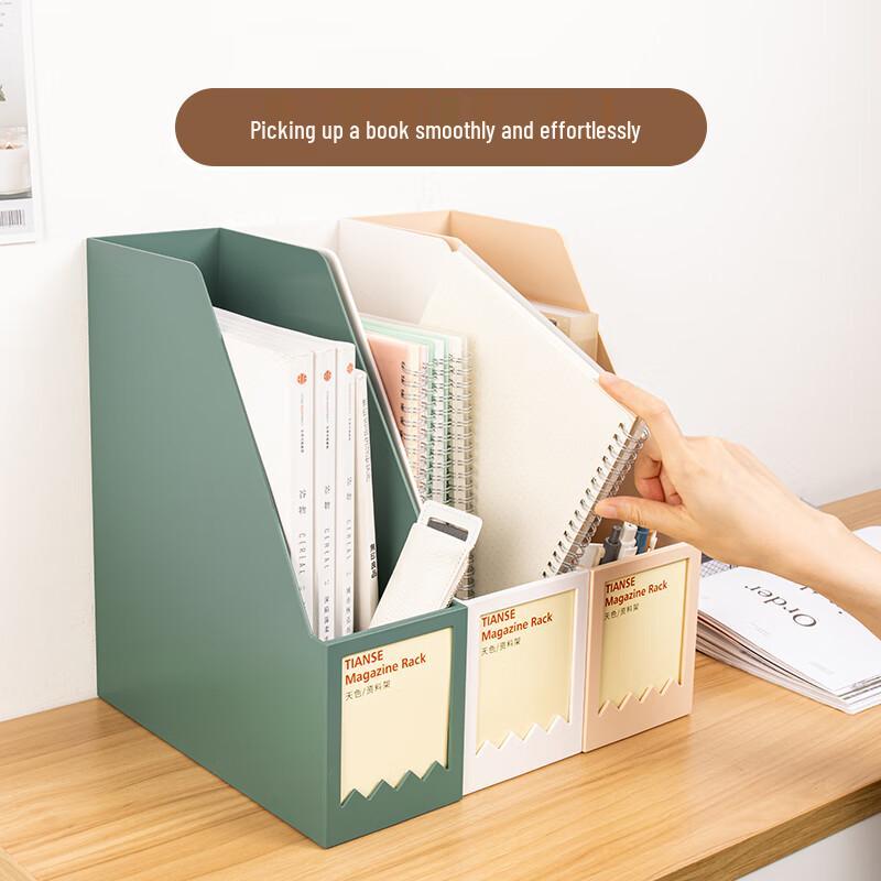 Versatile Desktop File & Bookend Organizer