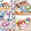 Absorbent Foot Nonslip Shape Bath Bathroom Bedroom Floor Shower Soft Mat Rug
