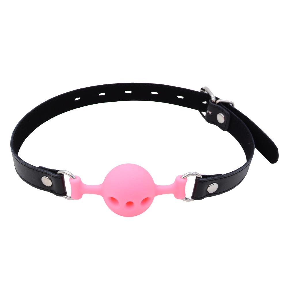 Silicone Ball Gag Restraint for Couples: Bondage & Training Tool