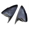 Side Mirror Sticker Cover Rearview Mirror Housing Shark Fin Pattern ABS Fit For Honda Accord 10th 2018- Car