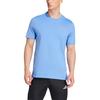 adidas Printed Pattern Pullover Crew Neck Short Sleeve T-Shirt Men Tops Light-Blue JN4951