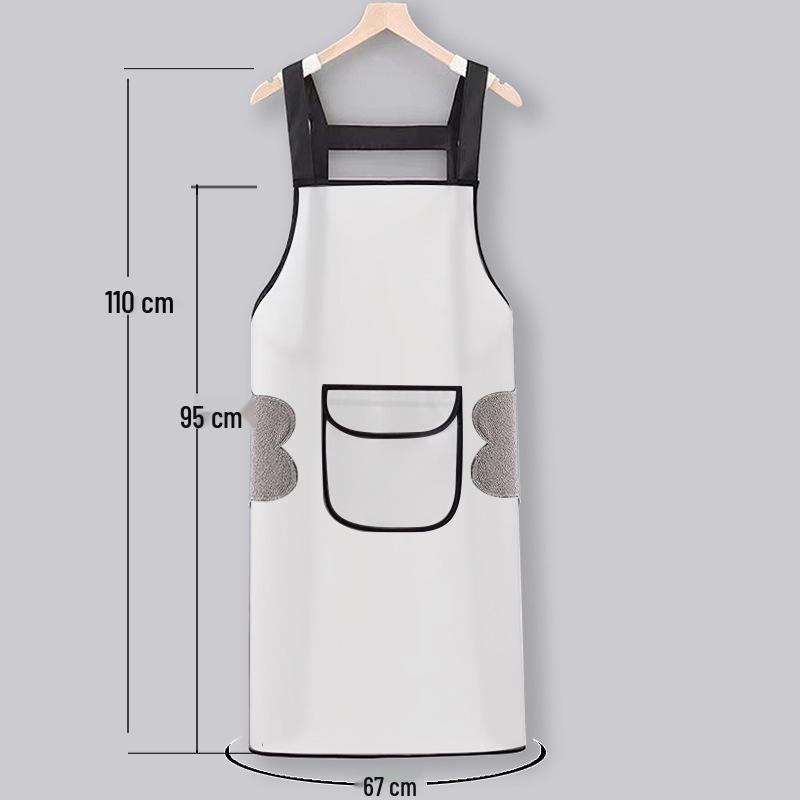 Waterproof Oil Apron - Adult Size for Kitchen, Seafood Cooking, Dishwashing, and Restaurant Work