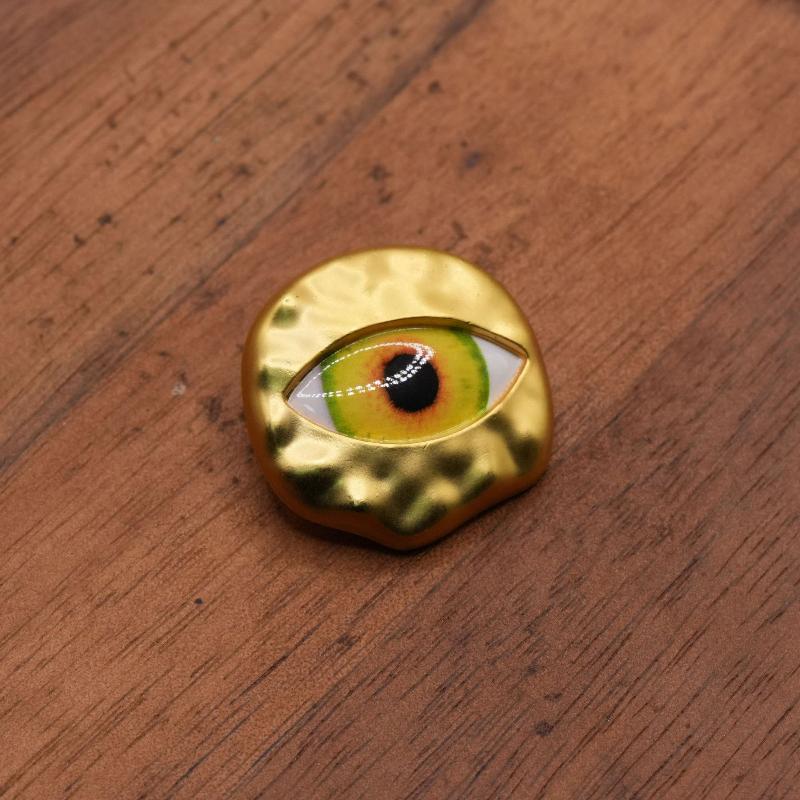 Bottoni Metallici Vintage Occhio Artistico a Forma di Cuore Bottoni Decorativi per Abbigliamento Borse Accessori per Artigianato Fai da Te
