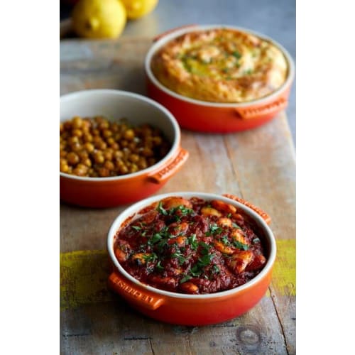 Le Creuset Deep Tapas Dishes, 14 Cm, Rainbow Design, Heat-Resistant, Microwave- and Oven-Safe, Pack of 5, Oven Dish, Bakeware, Gratin Dish [Official J