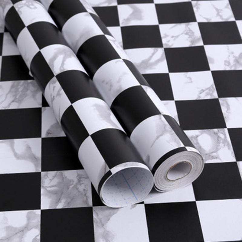 10M Self-adhesive PVC Mosaic Wallpaper Moisture-proof Waterproof Bathroom Kitchen Background Refurbished Tile Wall Stickers