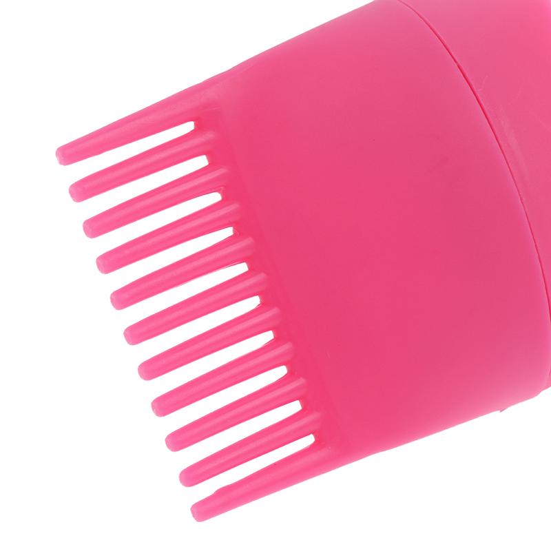 Hair Dye Bottle Shampoo Hair Coloring Dyestuff Applicator Bottle With Comb Teeth