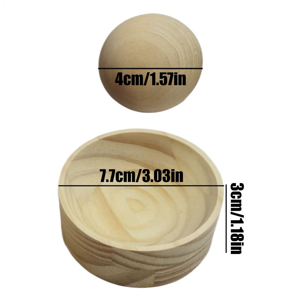 Wooden Dumpling Maker Press Tool Mold with Ball Manual Dough Skin Presser Hand Pie Rolling Tool Quick Dumpling Wrapper Maker